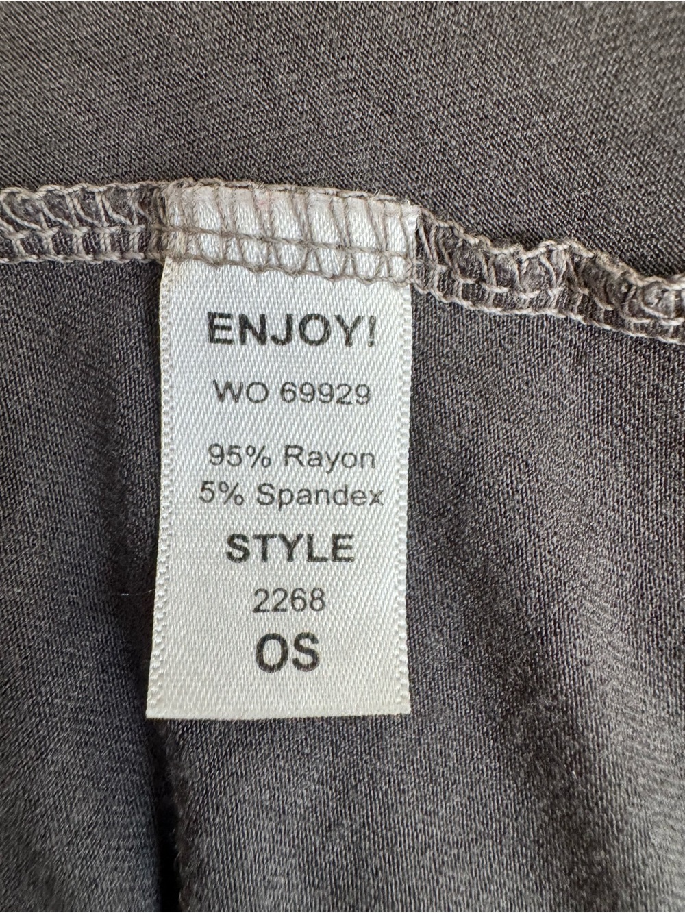 Michael Stars Grey Dolman Sleeve Scoop Neck  Slouchy Tee OS - Picture 4 of 4